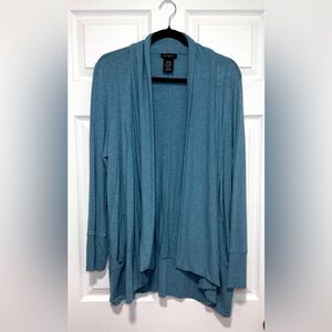 Max & Mia Open Front Pocket Cardigan Size Large